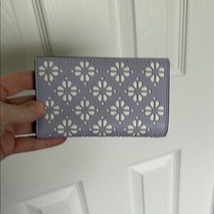 Kate Soade Lilac Floral Cutout Wallet